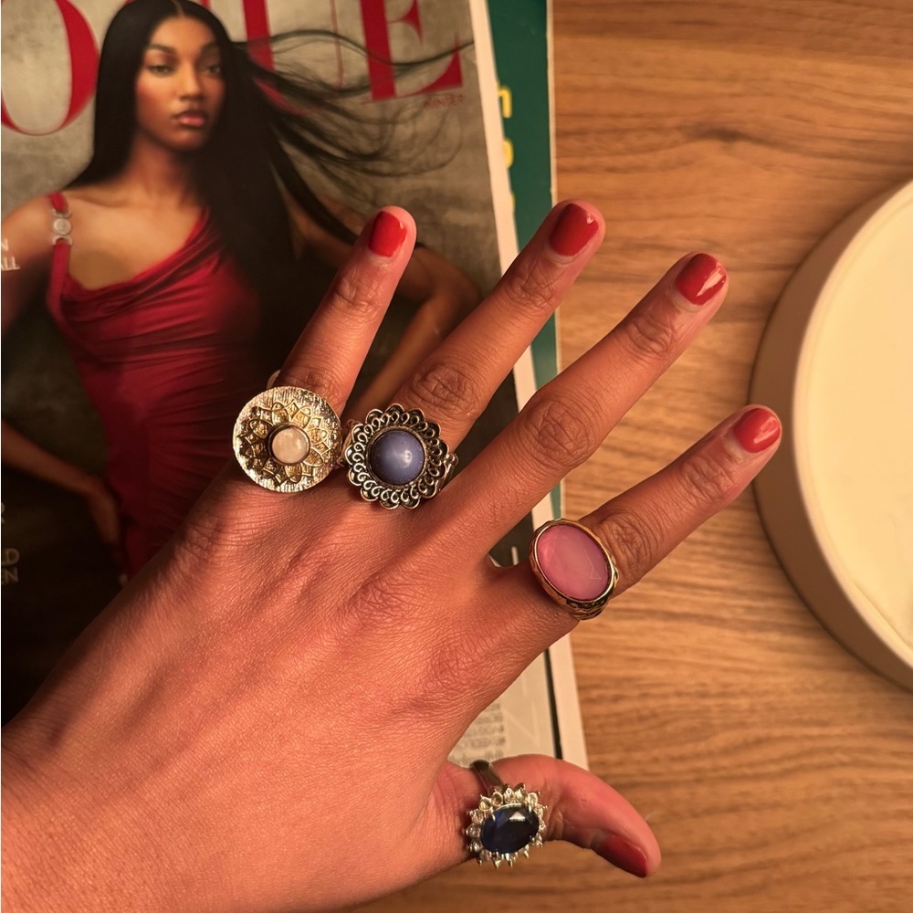 Chic Statement Rings Set with Gemstones
